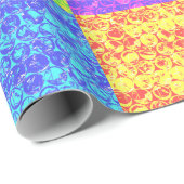 Rainbow pop, kunstborrelen cadeaupapier (Rol Hoek)