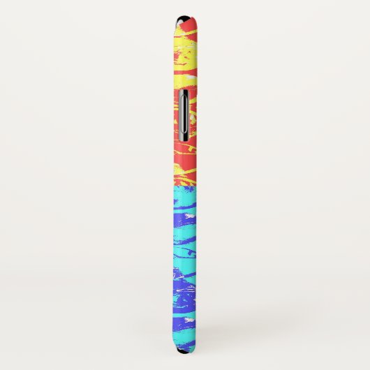 Rainbow pop, kunstborrelen Case-Mate iPhone case (Achterkant / rechts)