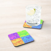 Rainbow pop, kunstborrelen drankjes onderzetter (Rechterzijde)