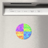 Rainbow pop, kunstborrelen magneet (Insitu (Vaatwasser))