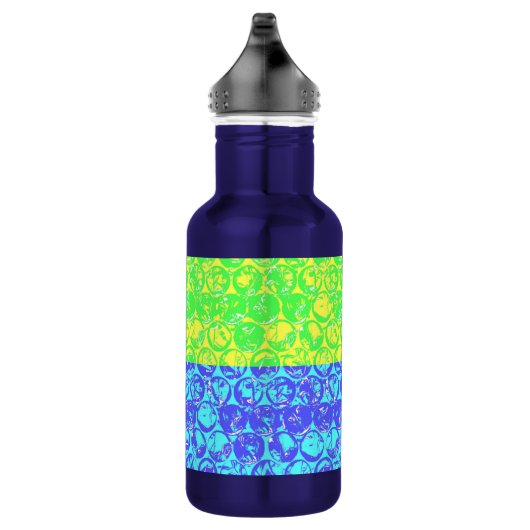 Rainbow pop, kunstborrelen waterfles (Rechts)