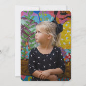 Rainbow Popsicle été Anniversaire Invitation (Dos)