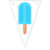 Rainbow Popsicles Kinder Happy Birthday Vlaggetjes (Eerste vlag)