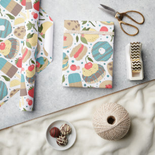 Rainbow Popsicles Wrapping Paper Roll Cadeaupapier
