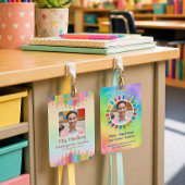 Rainbow Potloden Docent Foto ID Badge | School ID