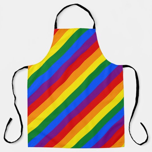 Rainbow Pride Apron Schort (Voorkant)