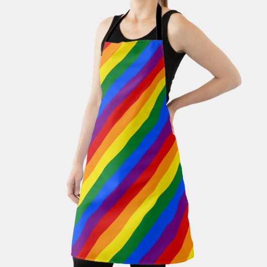 Rainbow Pride Apron Schort (Insitu)