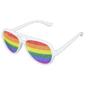 Rainbow Pride Aviator Zonnebril (Gekanteld)