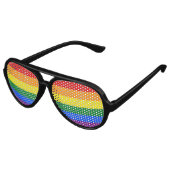 Rainbow Pride Aviator Zonnebril (Gekanteld)