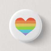 Rainbow Pride Badge Ronde Button 3,2 Cm (Voorkant)