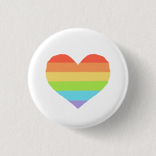 Rainbow Pride Badge Ronde Button 3,2 Cm (Voorkant)