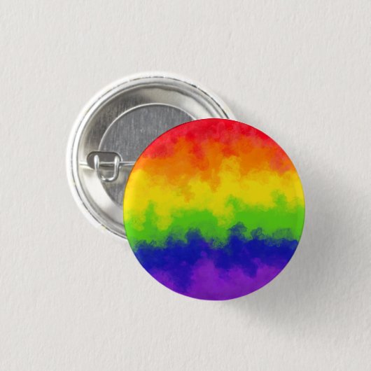 Rainbow pride badge ronde button 3,2 cm (Voorkant /achterkant)
