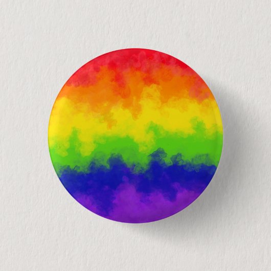 Rainbow pride badge ronde button 3,2 cm (Voorkant)