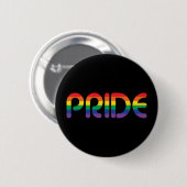 Rainbow Pride-ballonbrieven Ronde Button 5,7 Cm (Voorkant /achterkant)