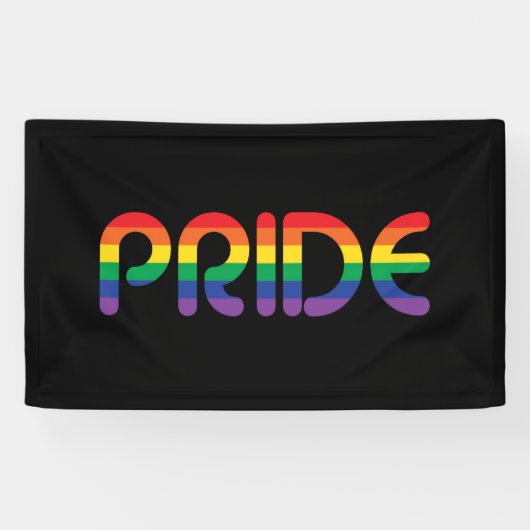 Rainbow Pride-ballonbrieven Spandoek (Horizontaal)