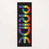 Rainbow Pride-ballonbrieven Yogamat (Voorkant)