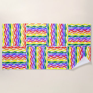 Rainbow Pride Beach Towel Strandlaken
