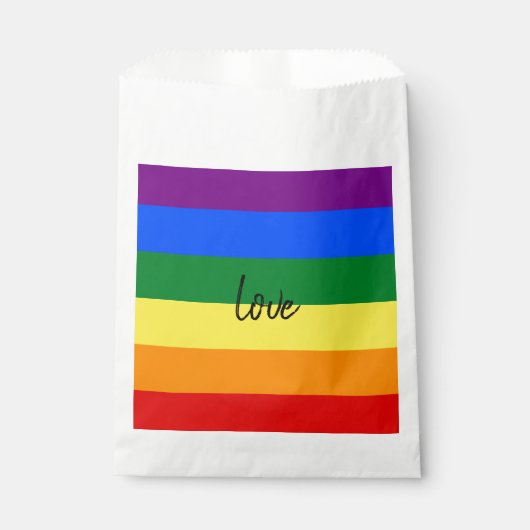 Rainbow Pride Bedankzakje (Voorkant)