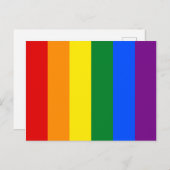 Rainbow Pride Briefkaart (Voorkant / Achterkant)