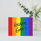 Rainbow Pride Briefkaart (Staand voorkant)