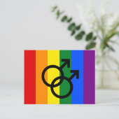 Rainbow Pride Briefkaart (Staand voorkant)