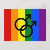 Rainbow Pride Briefkaart (Voorkant)
