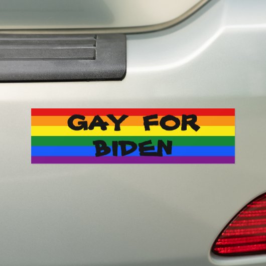 Rainbow Pride Bumpersticker (Op auto)