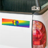 Rainbow Pride-Bumpersticker, zelfgekozen cadeaus Bumpersticker (Op Truck)