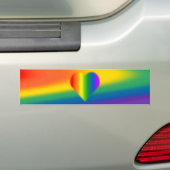 Rainbow Pride-Bumpersticker, zelfgekozen cadeaus Bumpersticker (Op auto)