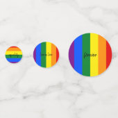 Rainbow Pride Confetti (Achterkanten)