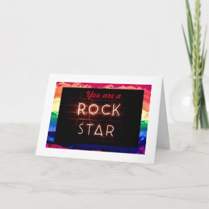 Rainbow Pride Couples' 5" x 7" Jubileum Kaart