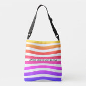 Rainbow Pride Crossbody Bag Crossbody Tas (Achterkant)