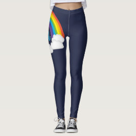 Rainbow Pride Deep Blue Parade Leggings