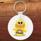 Rainbow Pride Duck Sleutelhanger (Voorkant)