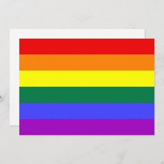 Rainbow Pride Flag (Voorkant / Achterkant)