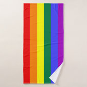Rainbow Pride Flag Badhanddoek (Badhanddoek)