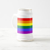 Rainbow Pride Flag Bierpul (Voorkant links)