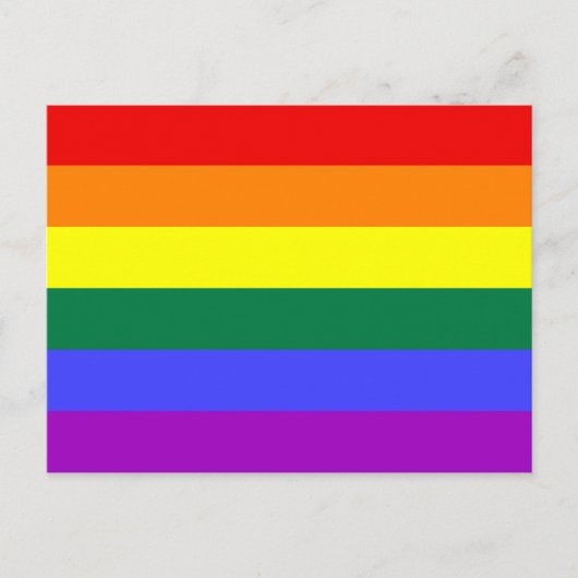 Rainbow Pride Flag Briefkaart (Voorkant)