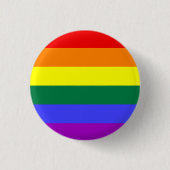 Rainbow Pride Flag Button (Voorkant)