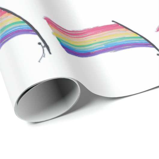 Rainbow Pride Flag Cadeaupapier (Rol Hoek)
