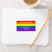 Rainbow Pride Flag Etiket (Insitu)