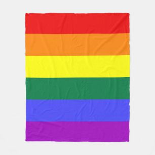 Rainbow Pride Flag Fleece Deken