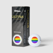 Rainbow Pride Flag Golfballen (Verpakking)