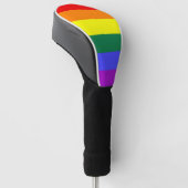 Rainbow Pride Flag Golfheadcover (Schuin)