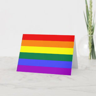 Rainbow Pride Flag Kaart