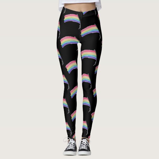 Rainbow Pride Flag Leggings (Voorkant)