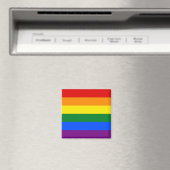 Rainbow Pride Flag Magnet Magneet (Insitu (Vaatwasser))