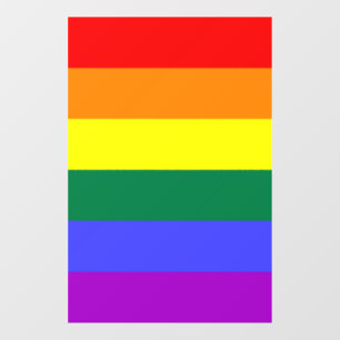 Rainbow Pride Flag Raamsticker