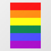 Rainbow Pride Flag  Raamsticker (Vel)