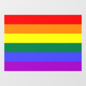 Rainbow Pride Flag Raamsticker (Vel)
